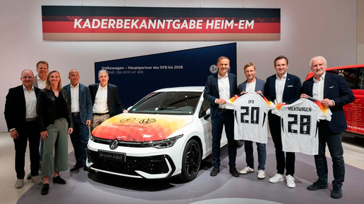 VW bleibt Hauptsponsor des DFB