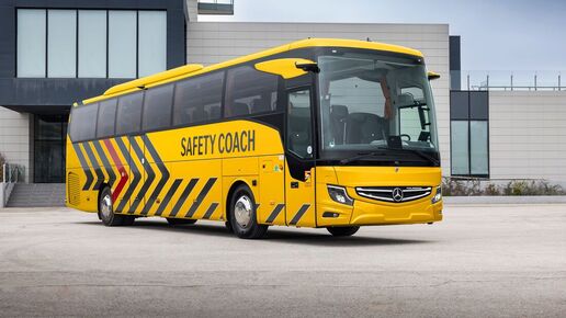 Mercedes-Benz Tourismo Safety Coach Reisebus: Dieser Reisebus hat etwas gegen Unfälle