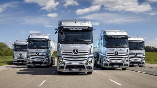 Mercedes-Benz GenH2: Wasserstoff-Lkw starten Kundenerprobung