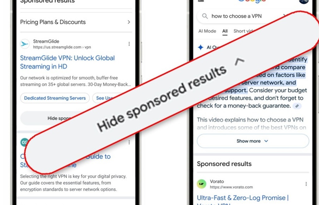 Google führt neues Design für Anzeigenkennzeichnung ein: Google versteckt Sponsored Ads in der Suche
