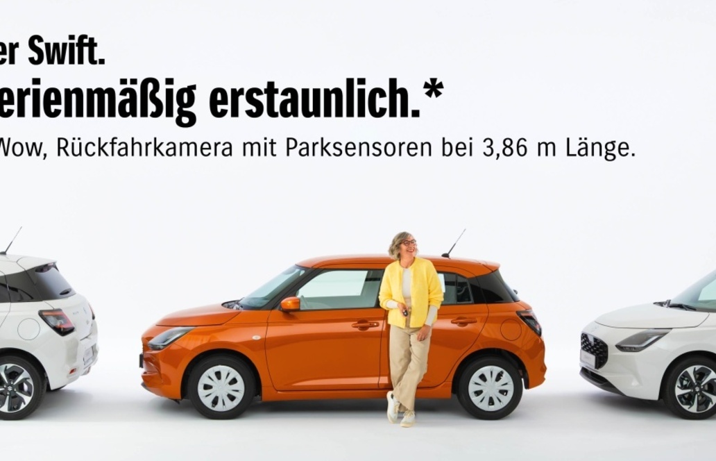 huth + wenzel erstmals mit Doppelfunktion: Suzuki-Kampagne vereint Kreation und Media unter einem Dach