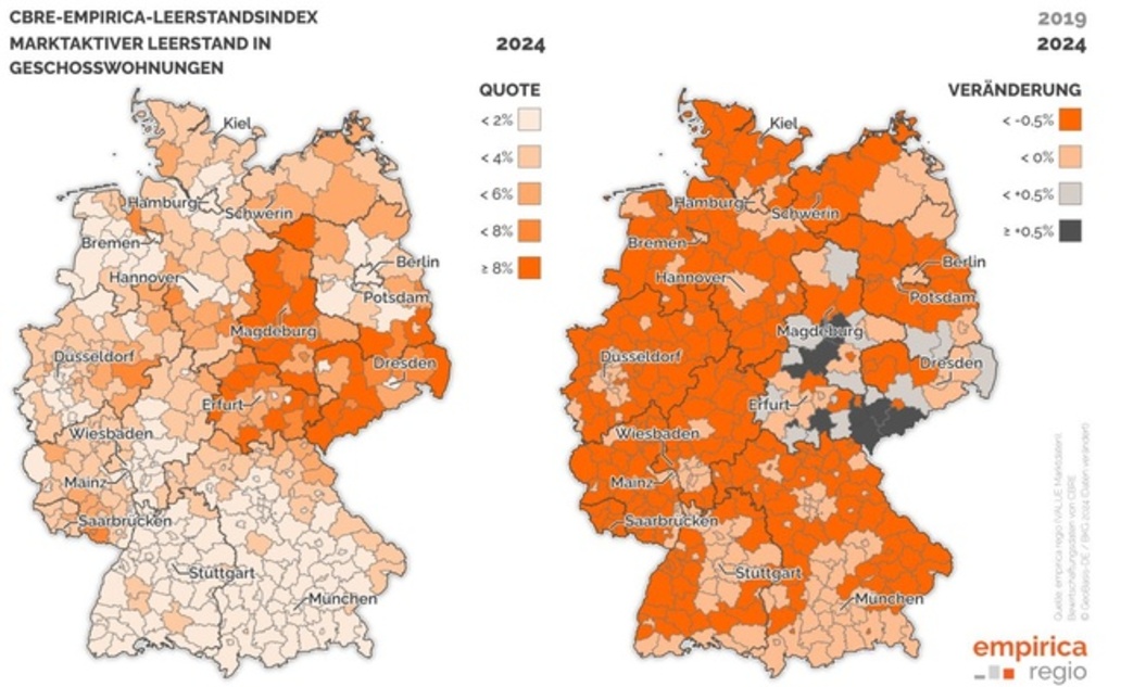 Leerstand auf Rekordtief: In deutschen Städten fehlen vermietbare Wohnungen – Markt droht sich bis 2027 weiter zu verschärfen