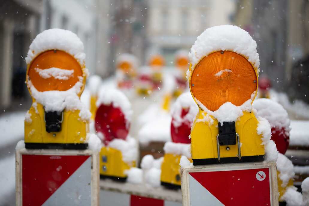 So wird die Baustelle winterfest