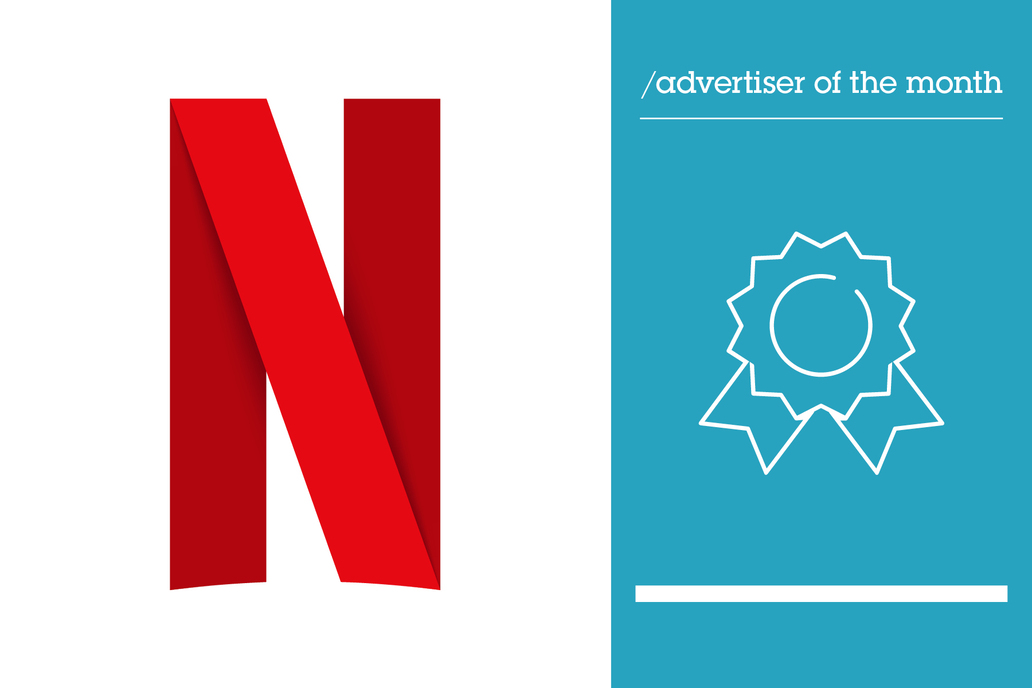 Netflix ist „Advertiser of the month“
