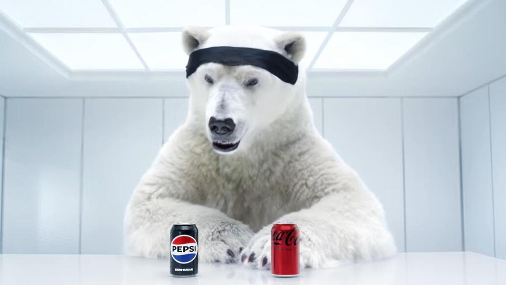 Vergleichende Werbung: Pepsi vergreift sich zum Super Bowl am Eisbären von Coca-Cola