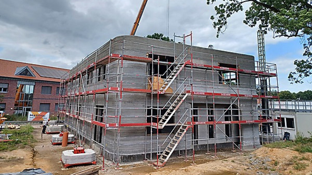 Norddeutschlands erstes Bürohaus aus dem 3D-Drucker entsteht in Selsingen