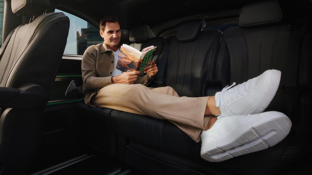 Kampagne von Preuss und Preuss: Mercedes-Benz begrüßt den neuen VLE mit Roger Federer und Beethoven