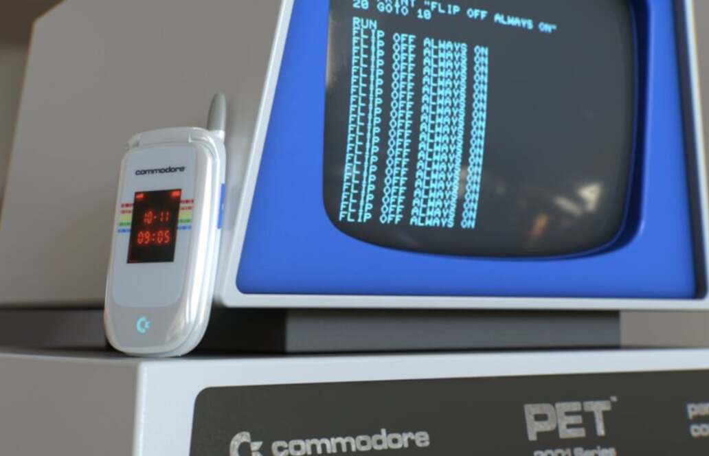 Commodore kehrt als Handyhersteller zurück: Auf diesem Flip-Phone laufen Android-Apps