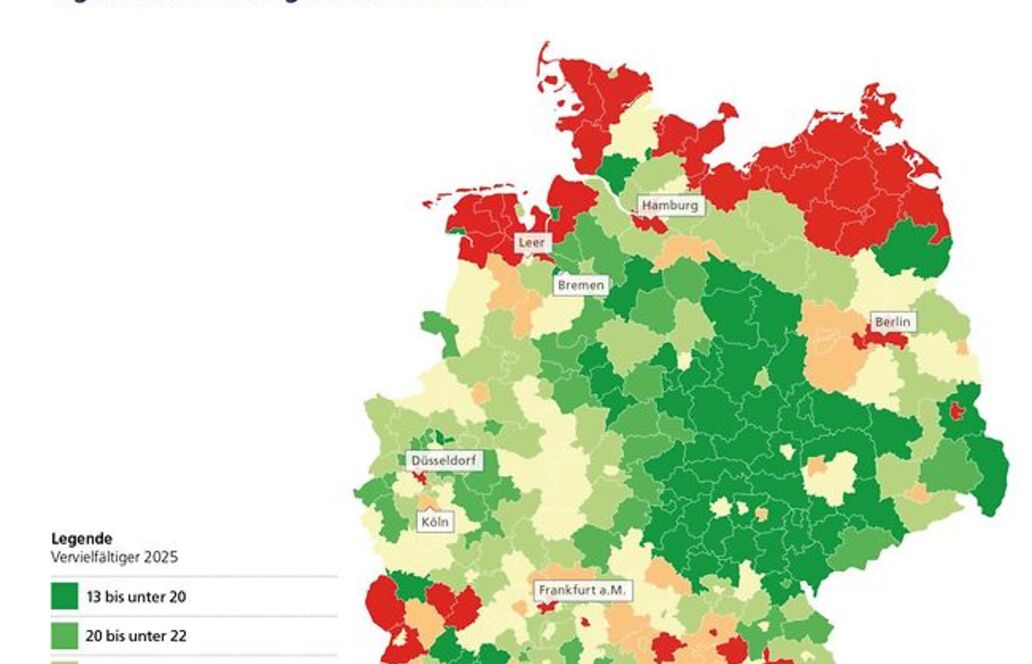 Postbank Wohnatlas: 51 Regionen bieten gute Chancen für Wohnungskäufer