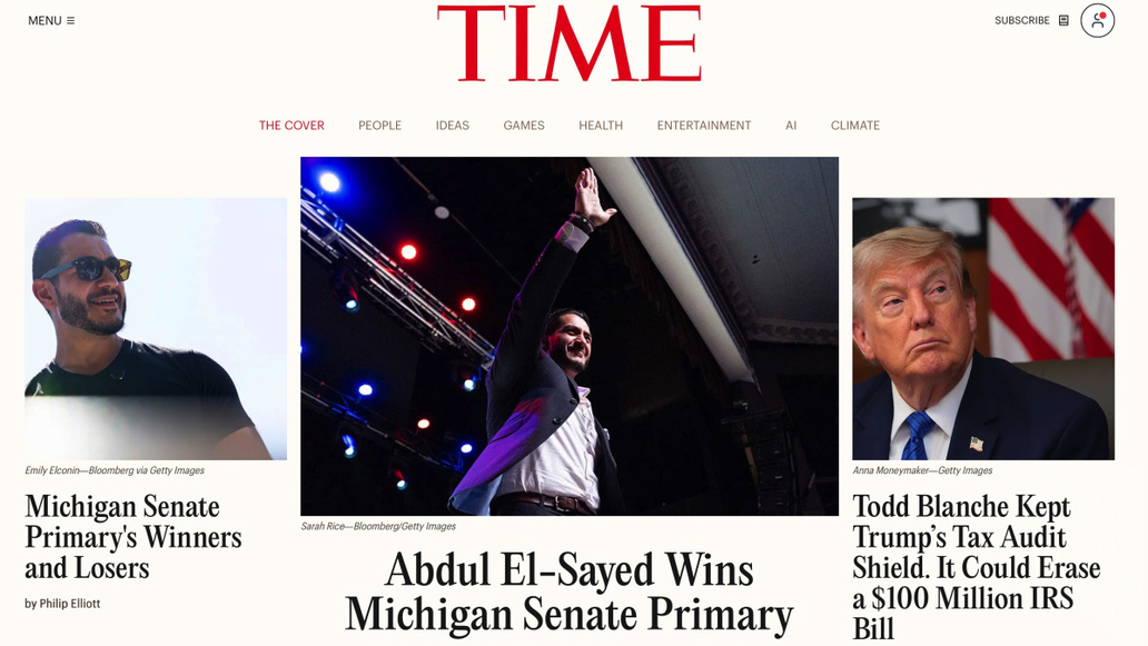 Time Magazin: Extra-Werbung auf Webseite nur für KI-Crawler