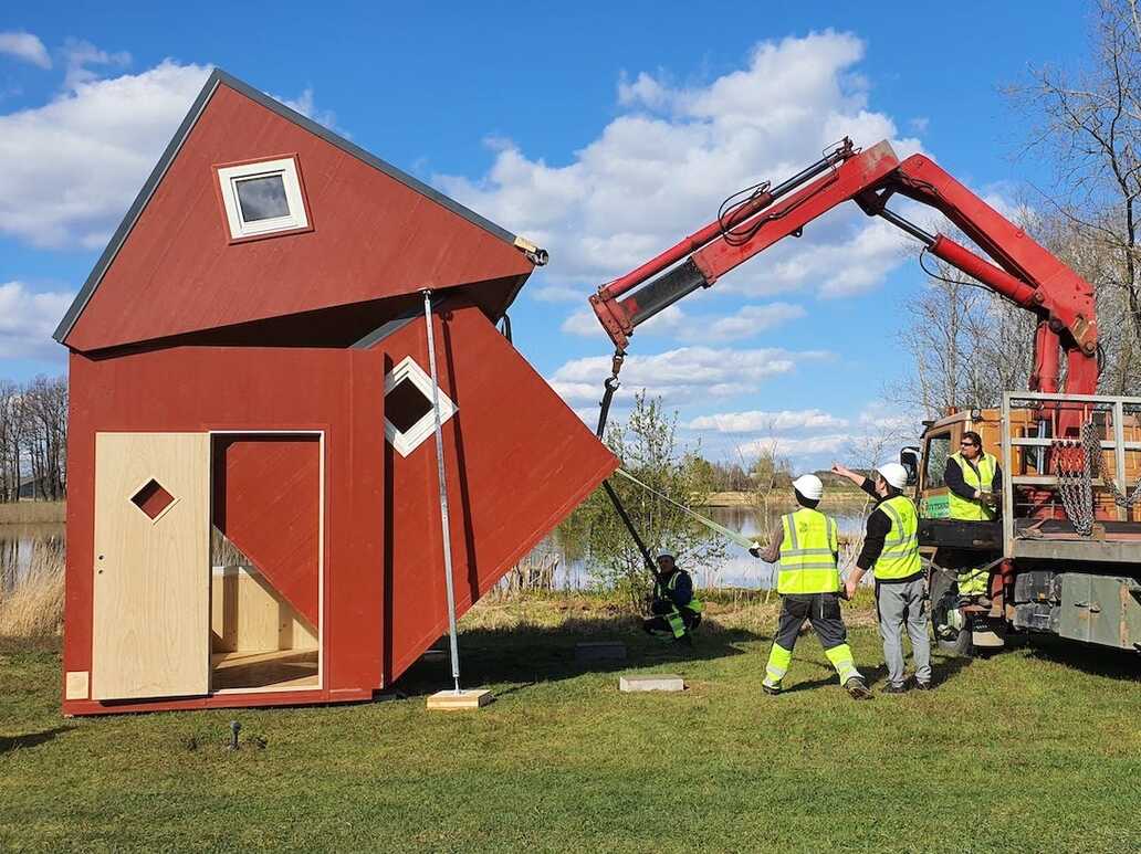 Faltbares Tiny House soll in drei Stunden stehen und bis zu 100-mal umziehen können