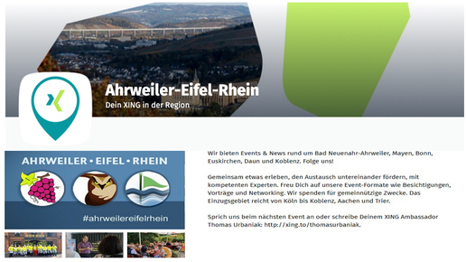 Lernt unsere neue Community-Seite für Ahrweiler-Eifel-Rhein kennen!