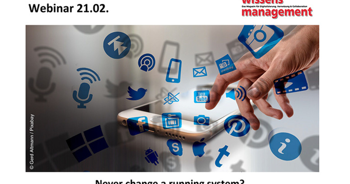 Never Change A Running System Auf Deutsch übersetzen Never change a running system?