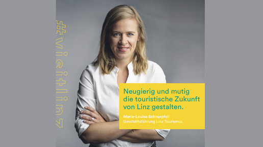 Netzwerkerin. 🤝 Marie-Louise Schnurpfeil ist neue Geschäftsführerin des Linz Tourismus