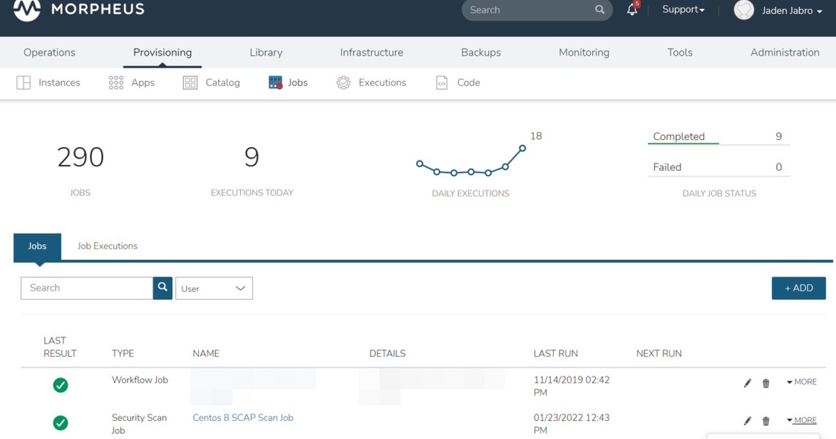 Im Test Cloudverwaltung mit Morpheus