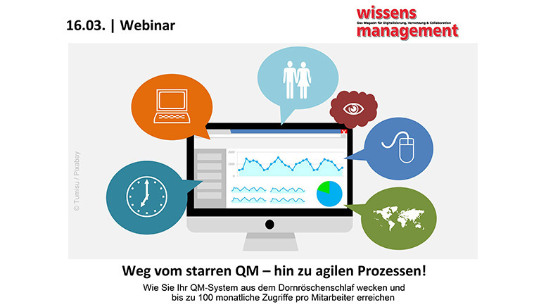 16.03. OnlineVortrag Weg vom starren QM hin zu agilen Prozessen!
