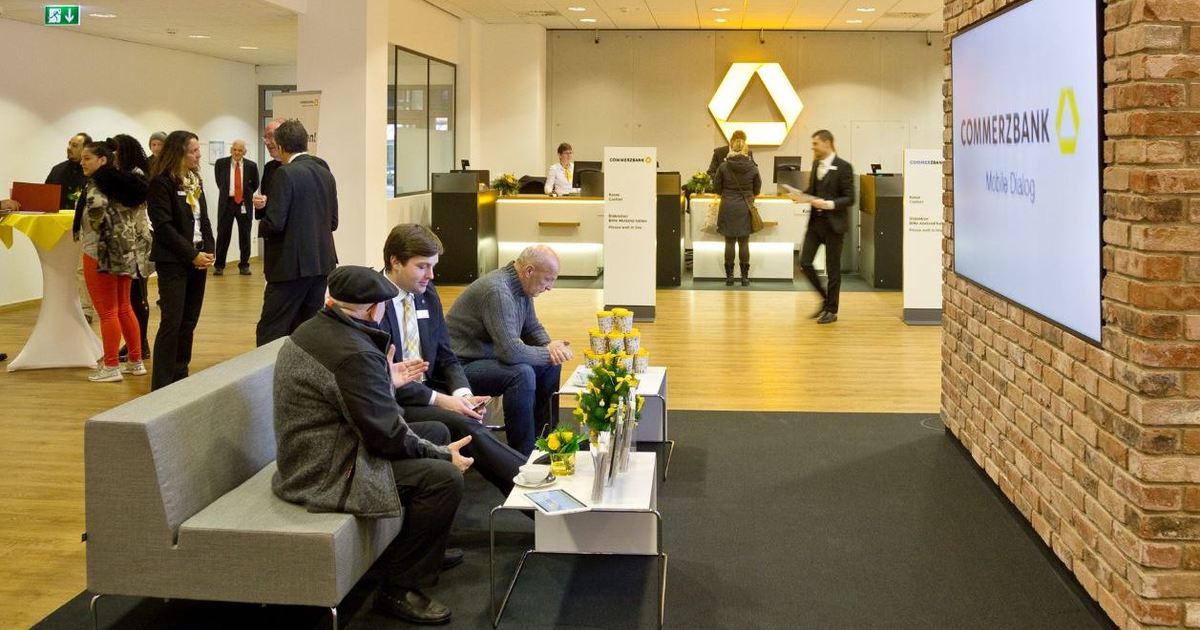 Wenn Die Commerzbank Moderne Filiale Sagt Meint Sie Dann Billige Filiale