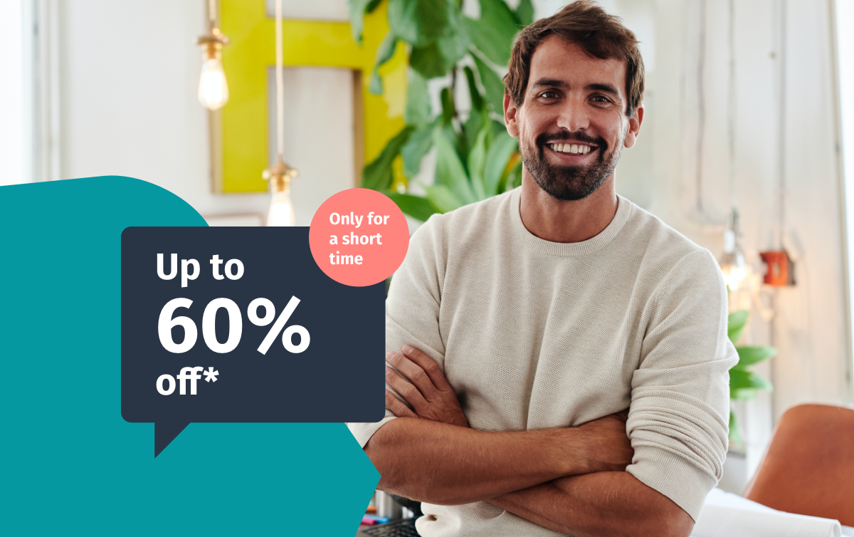 Up to 60% off