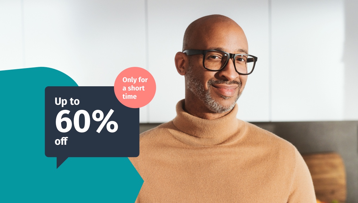 Up to 60% off