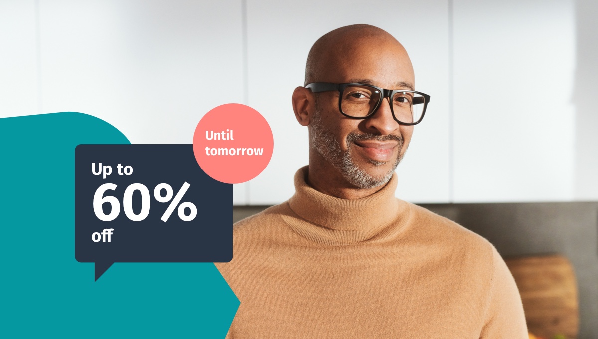 Up to 60% off